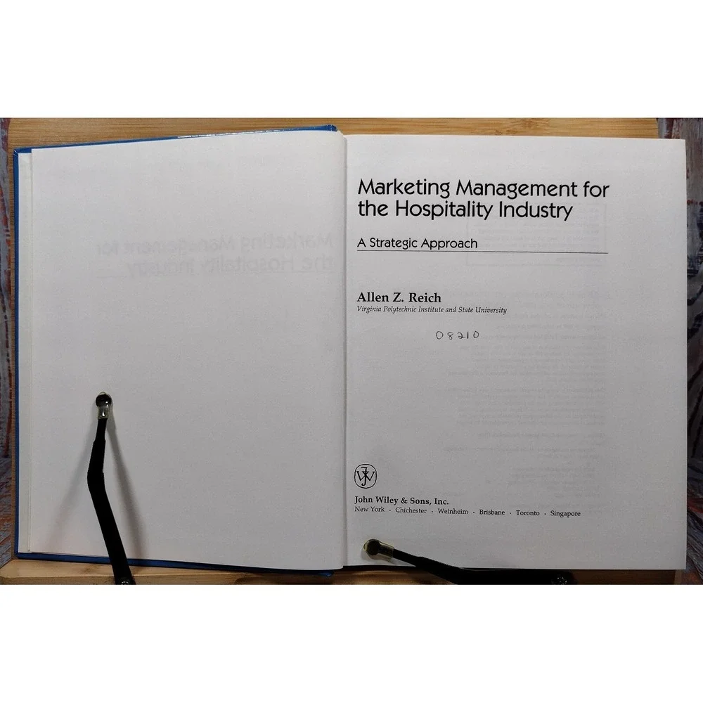 Marketing Management for the Hospitality Industry by Allen Reich (1997, Hardcove
